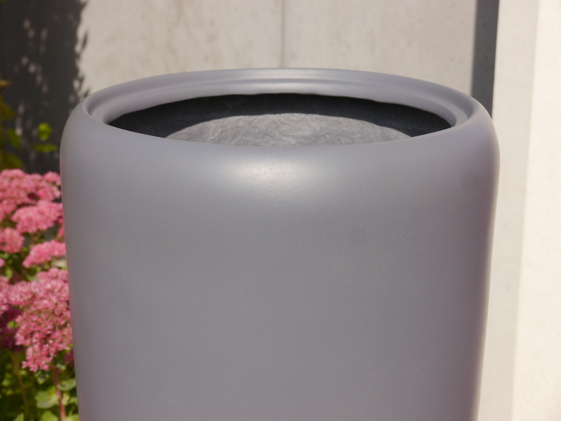 Pflanzkübel PLANTO, Fiberglas anthrazit 30x90