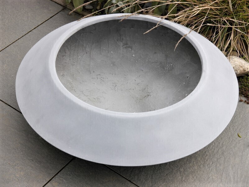 Pflanzschale BOWL, betongrau Ø80XH22 | Pflanzkübel