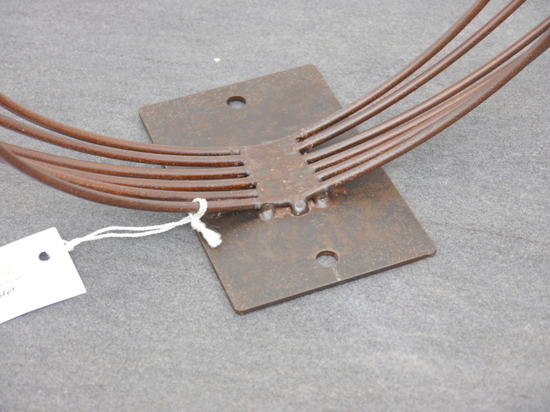 Rankgitter PORTO aus Cortenstahl, rostfarben 