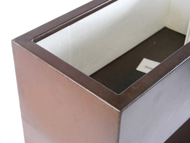 Raumteiler aus Cortenstahl, rostfarben - jetzt reduziert 60x29x80