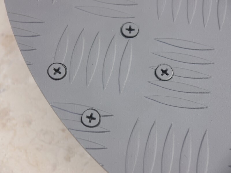 ultrastarkes Mehrzweck-Rollbrett aus Alu, rund 40x40x7