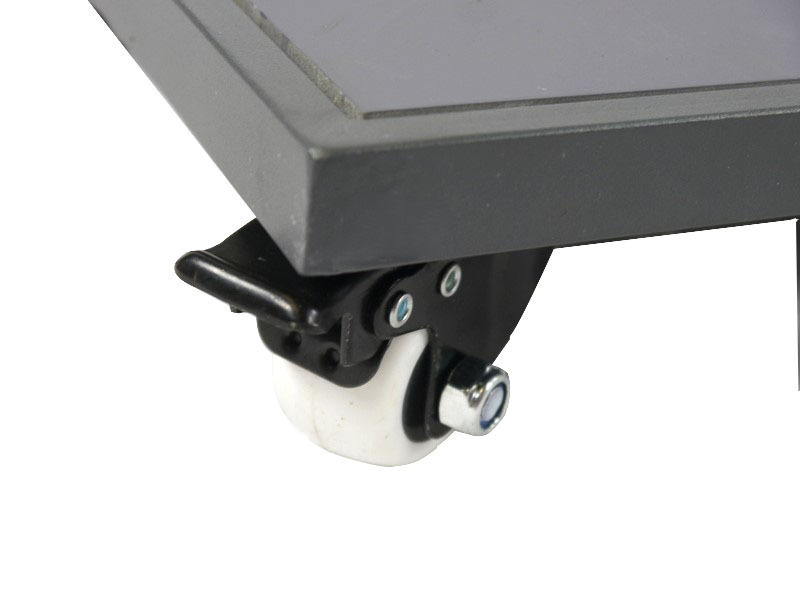 ultrastarkes Mehrzweck-Rollbrett aus Metall/Fiberglas, rechteckig 119x49x7