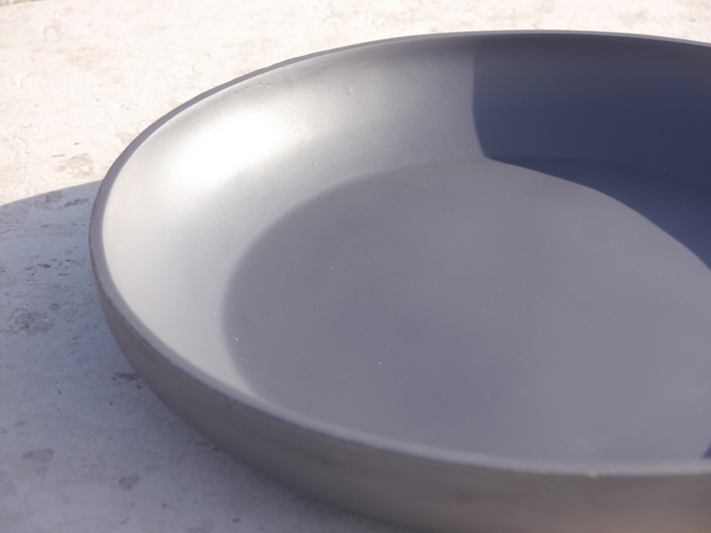 Untersetzer BASSIN, rund, anthrazit - TÜV-geprüft D25x5cm