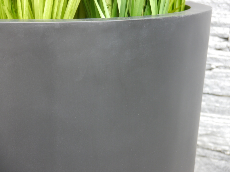 Blumenkübel CORO, Fiberglas schwarz 30x30