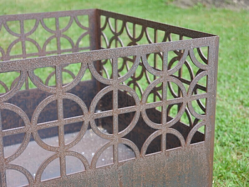 Feuerkorb SQUARE für Feuerholz, Cortenstahl - jetzt reduziert 