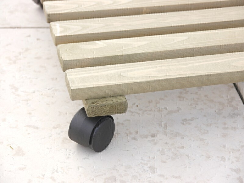 Mehrzweck-Rollbrett aus Kiefernholz, quadratisch 