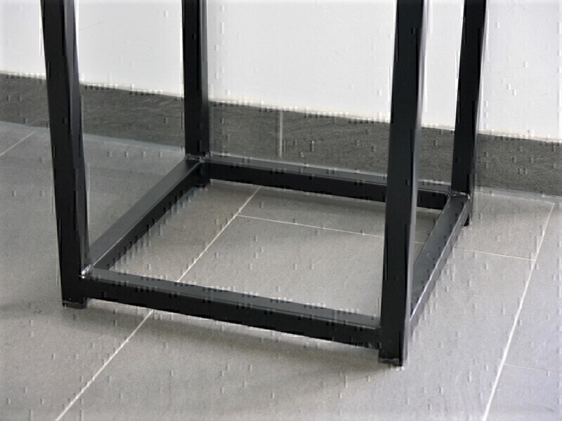 Pflanzgestell für Pflanzkübel, schwarz-anthrazit 40x40x95