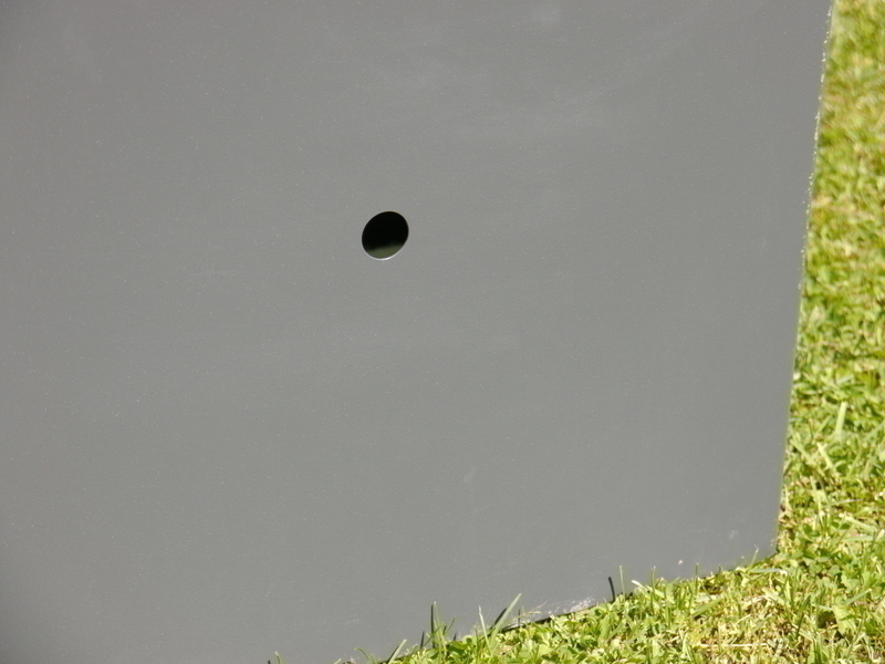 Pflanzkübel aus Metall, anthrazit 90x90x60