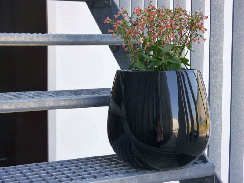 Gartenmobel Edelstahl Outlet : YORO Pflanzkübel Blumenkübel Fiberglas, 21x21x19cm Gartenmobel Edelstahl Outlet : YORO Pflanzkübel Blumenkübel Fiberglas, 21x21x19cm