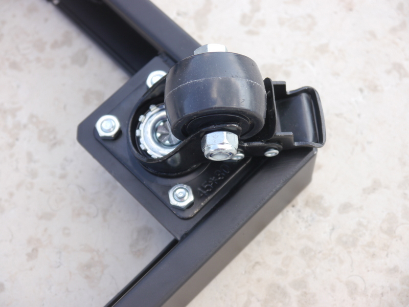 ausziehbarer Pflanzenroller aus Metall, schwarz 