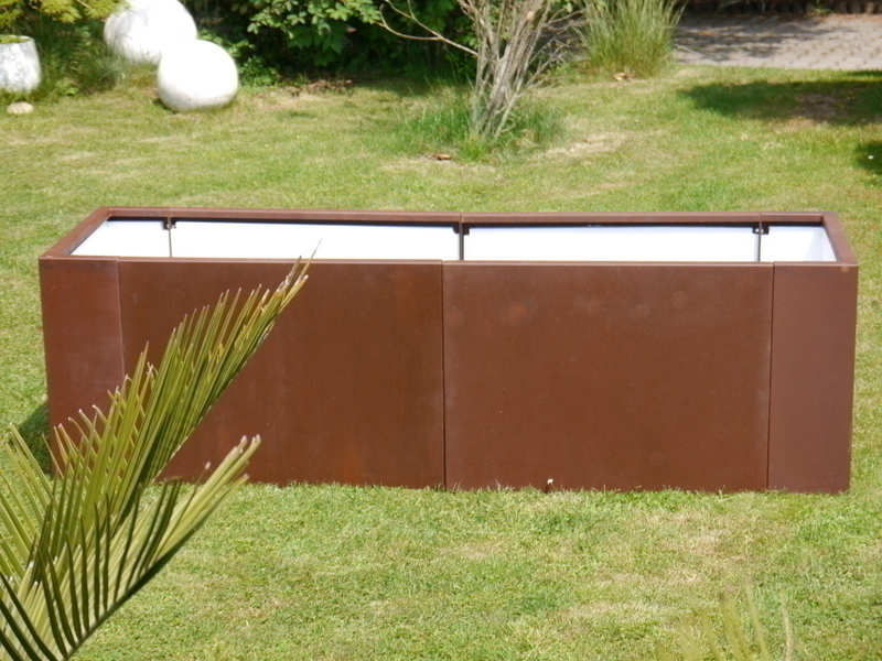 Hochbeet VERDURO aus Cortenstahl, rostfarben *REDUZIERT* 
