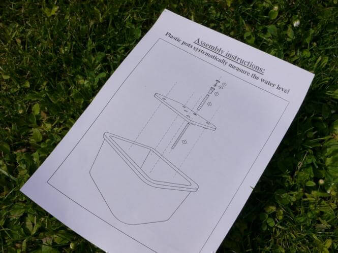 Pflanzeinsatz L44x B44x H38cm, mit Bewässerungssystem 