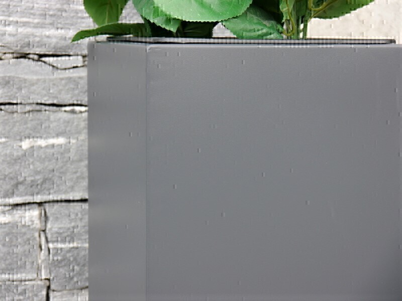 Pflanzkübel aus Metall, anthrazit - jetzt reduziert 30x30x60