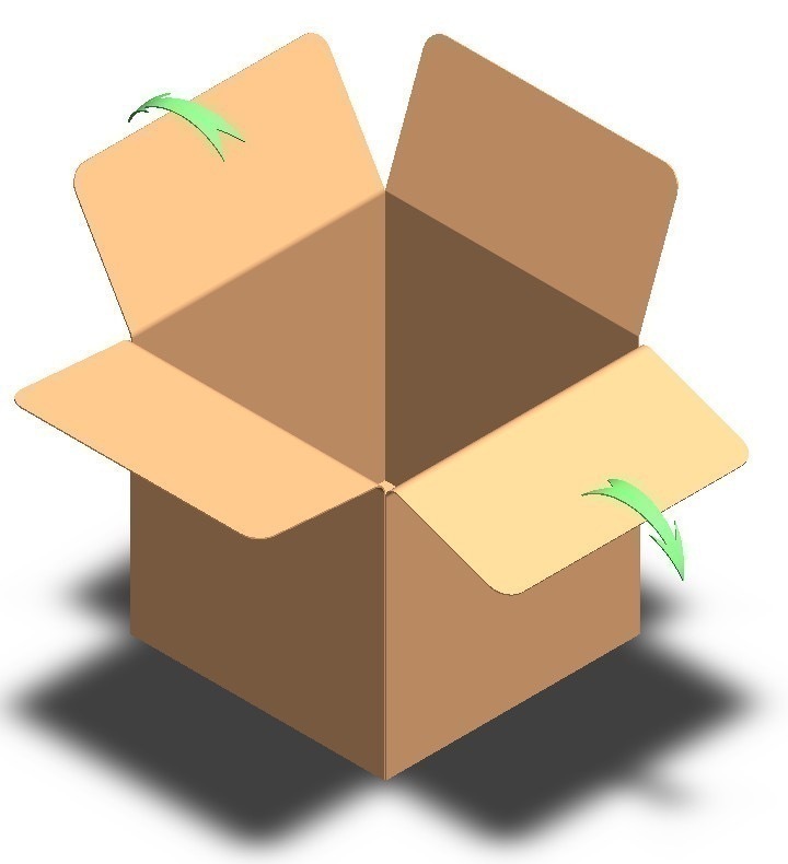 Pflanzkübel BOX aus Cortenstahl, rostfarben - jetzt reduziert 30x30x50