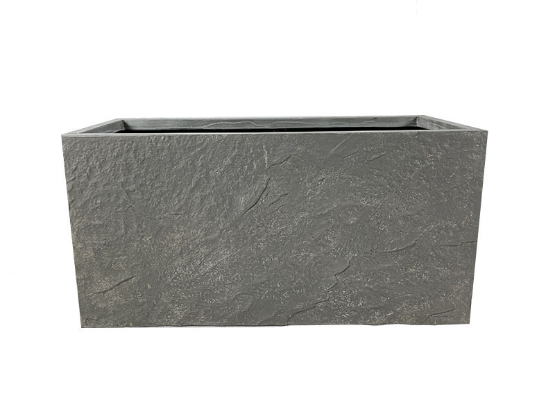 Pflanztrog ROCKS für ROLLEN, grau 80x30x40