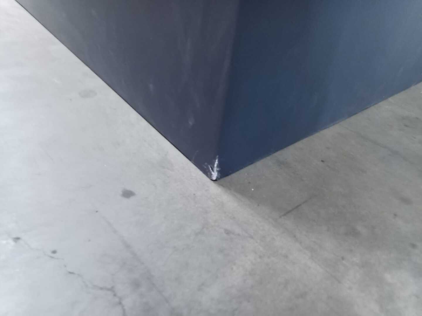 4 er Set B-Ware: Pflanztrog SUPREMO anthrazit (100x40x50 cm) 