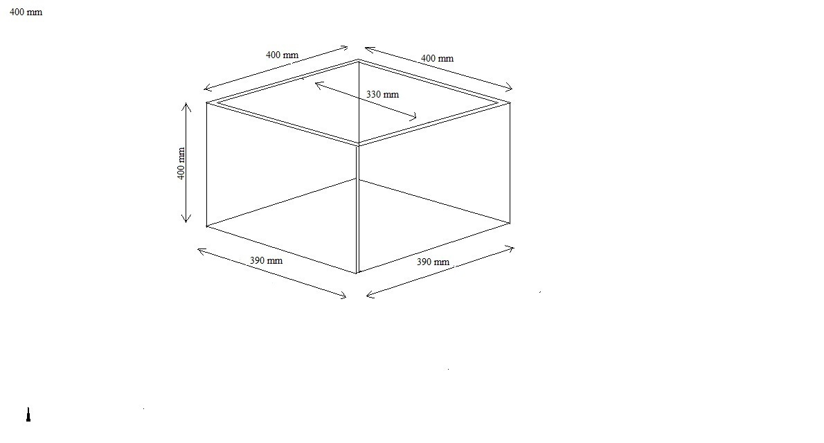 Pflanzkübel für ROLLEN, anthrazit 40x40x40