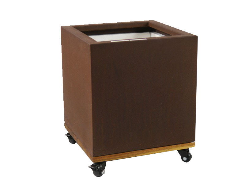 ultrastarkes Mehrzweck-Rollbrett aus Akazienholz, quadratisch 30x30x7