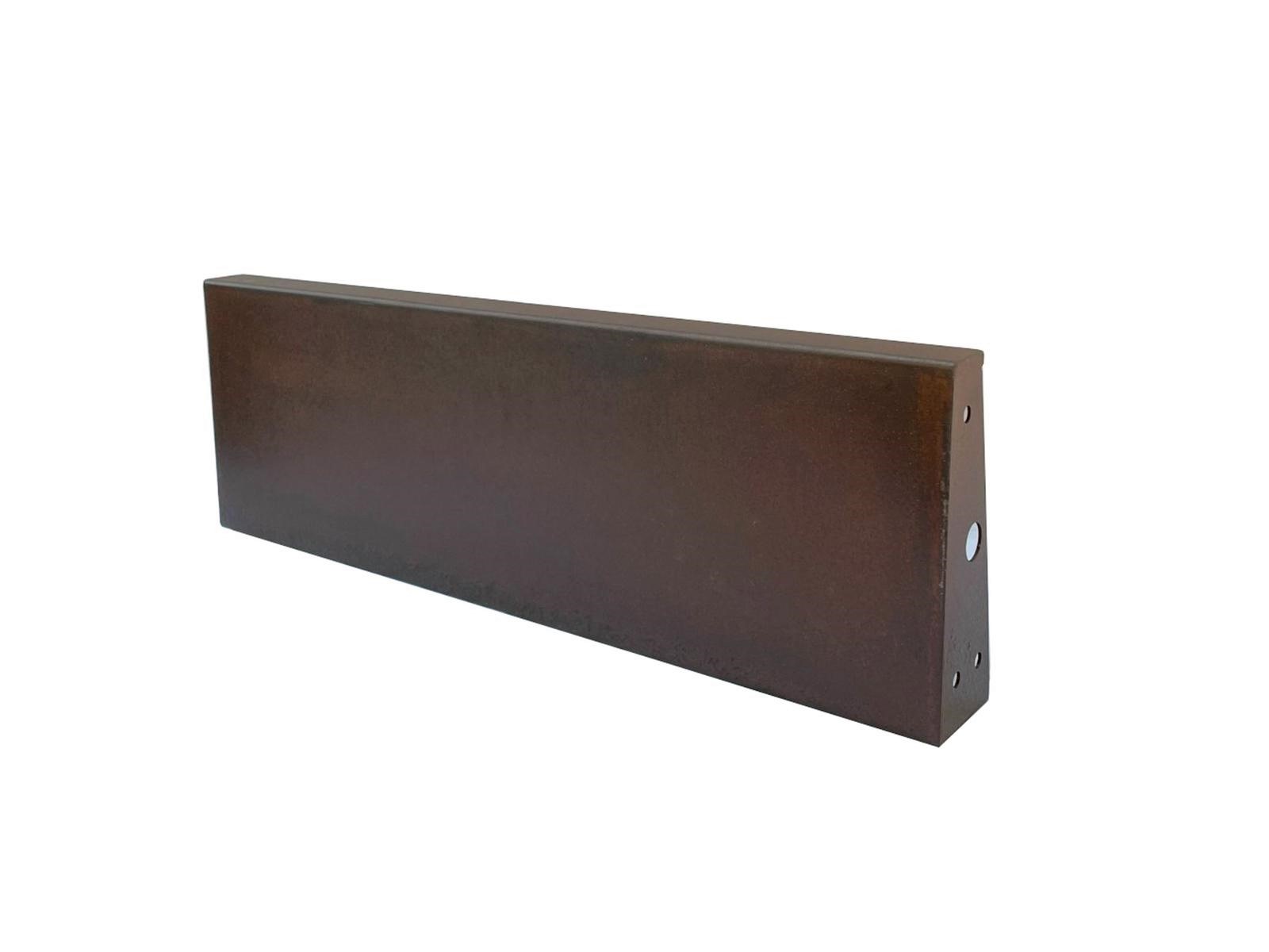 Beeteinfassung VERDURA aus Cortenstahl, Längsstücke L80xH40