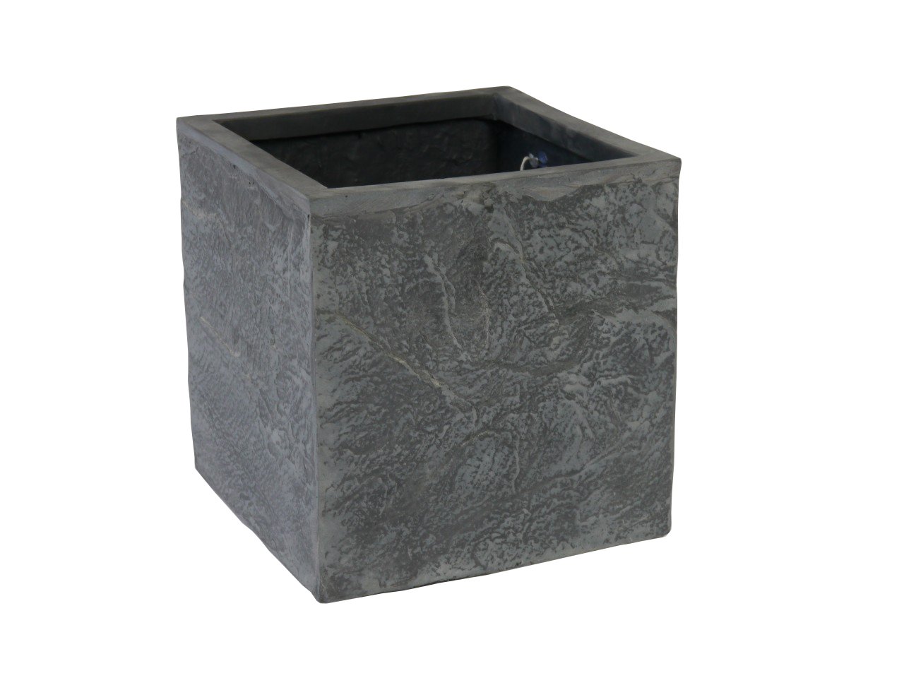 Blumenkübel ROCKS wie Naturstein, grau *Abverkauf* 50x50x50