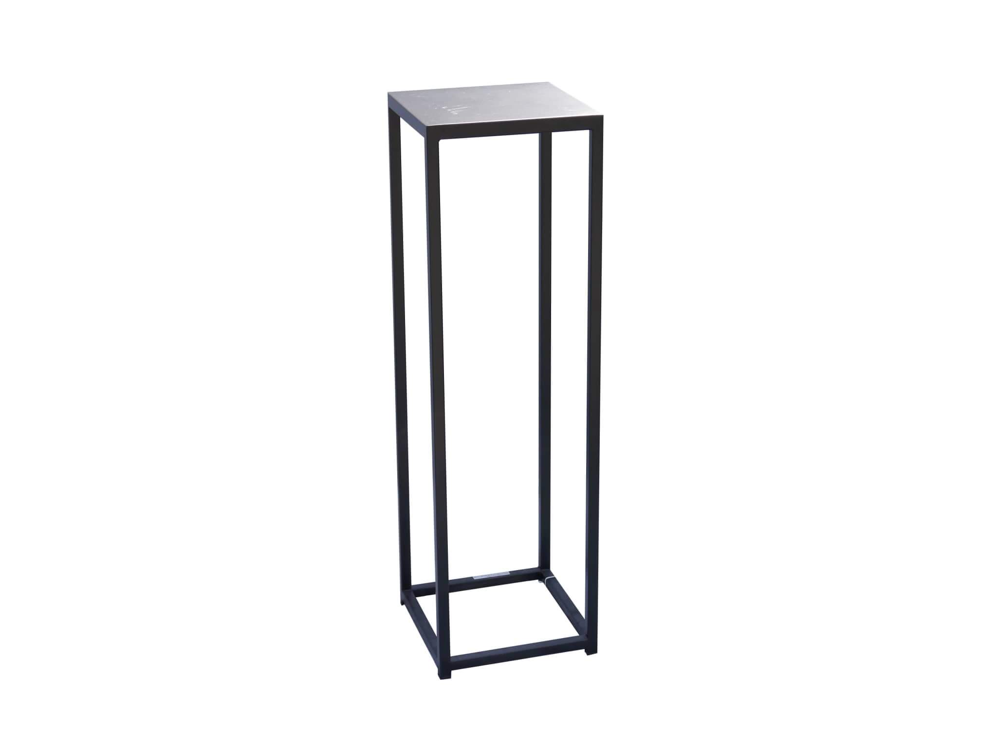 Pflanzgestell für Pflanzkübel, schwarz-anthrazit 40x40x85