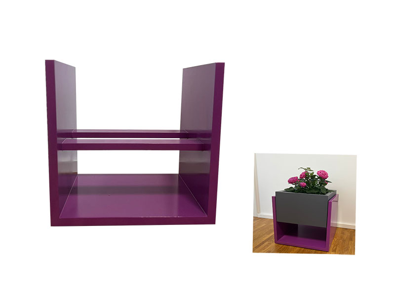 Pflanzgestell VENGA - violett (für Kübel 30x30 cm) - jetzt reduziert 