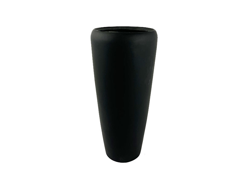 Pflanzkübel PLANTO, schwarz L41xB41XH100 cm | rund