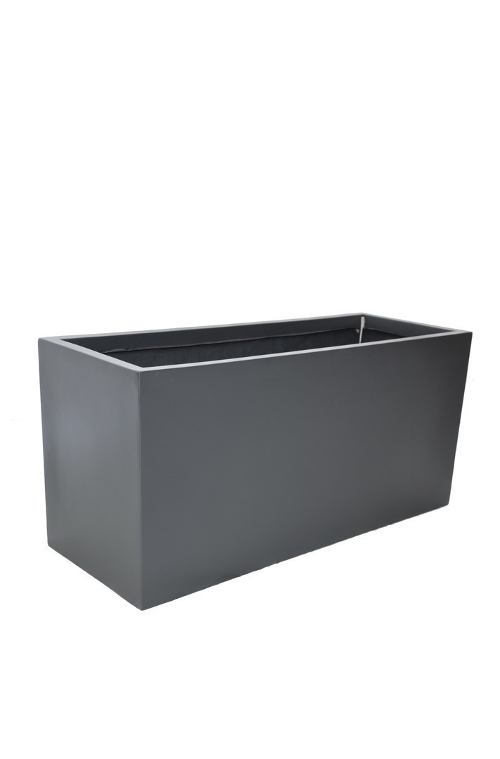 Pflanztrog, Blumentopf, anthrazit ( Rollen optional) 80x30x40