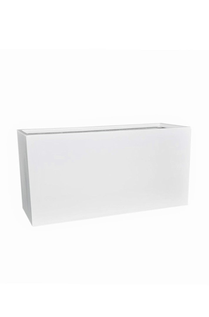 Pflanztrog JOY, Hochglanz weiß 100x40x50