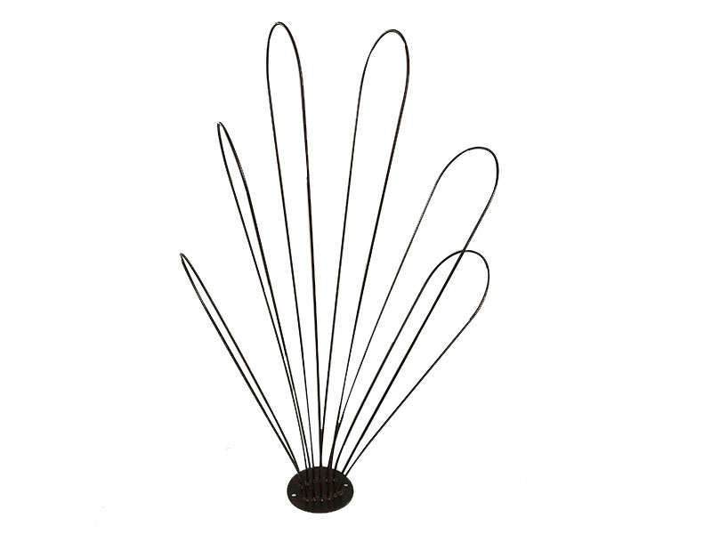 Rankgitter FONTANA aus Cortenstahl, rostfarben 