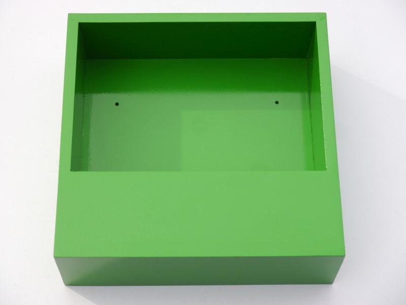 Wand-Pflanzkasten LINEA, grün - jetzt reduziert 28x28x9