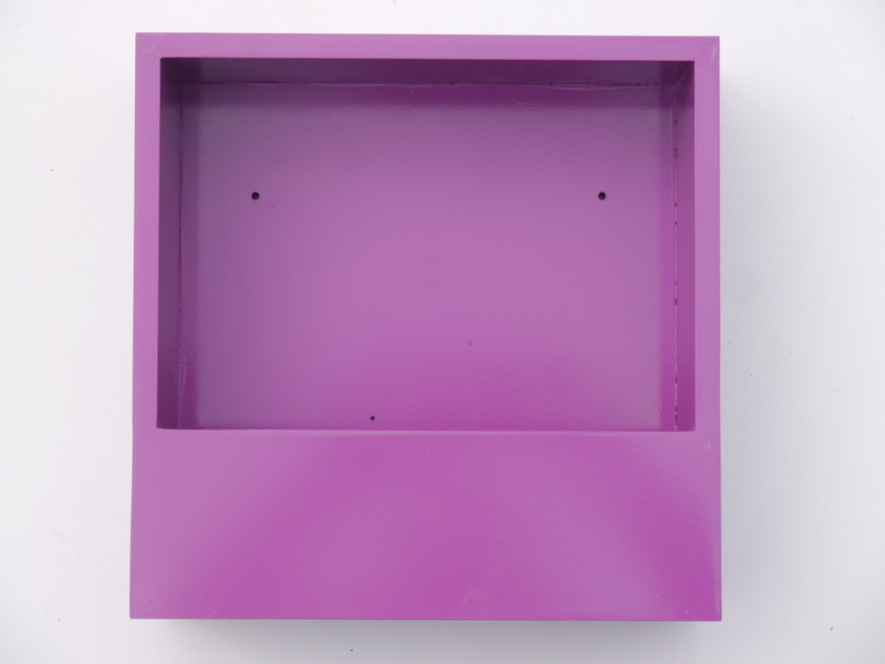 Wand-Pflanzkasten LINEA, violett - jetzt reduziert 28x28x9